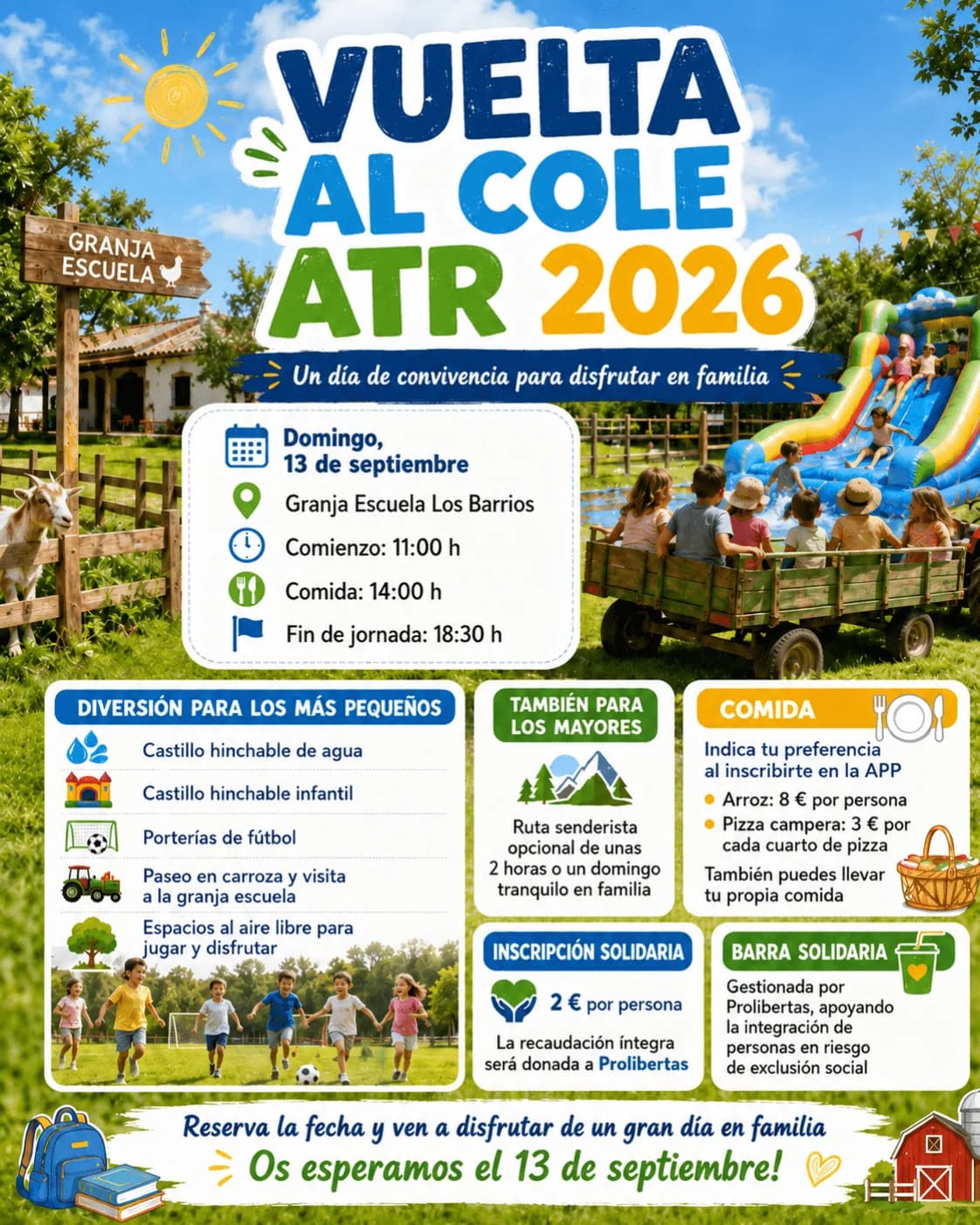 Cartel de Vuelta al Cole ATR 2026