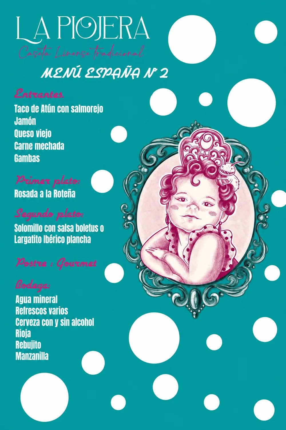 Cartel de Almuerzo Velada de La Línea 2026 «La Piojera»